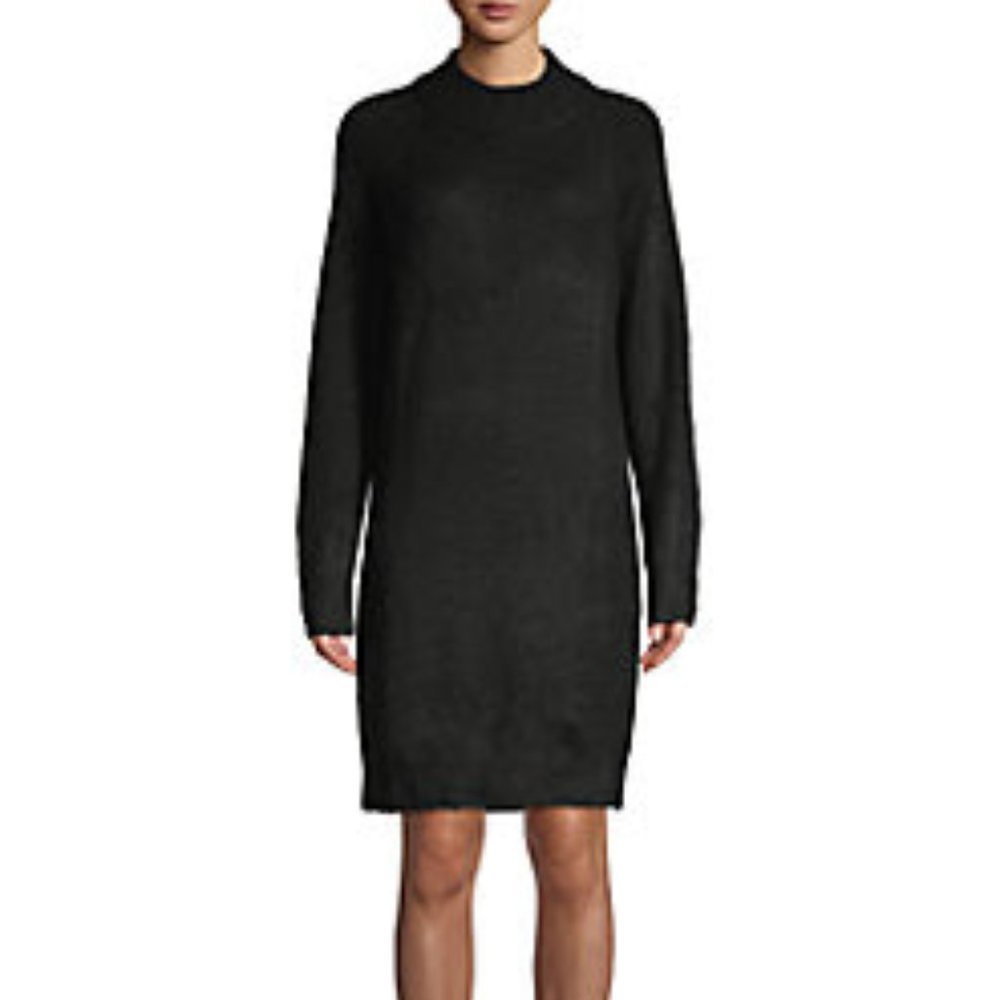 CORE life  Knit Mockneck Dress Color: BLACK Size: MEDIUM